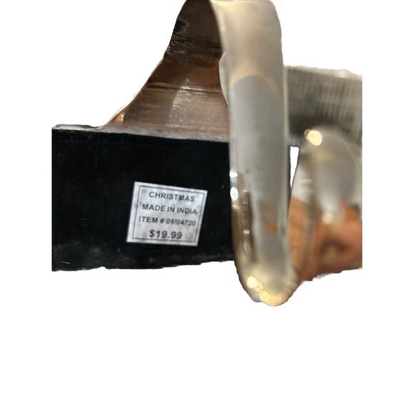 Christmas Tree With Teddy Bear Silver Stocking‎ Holder - Picture 4 of 4